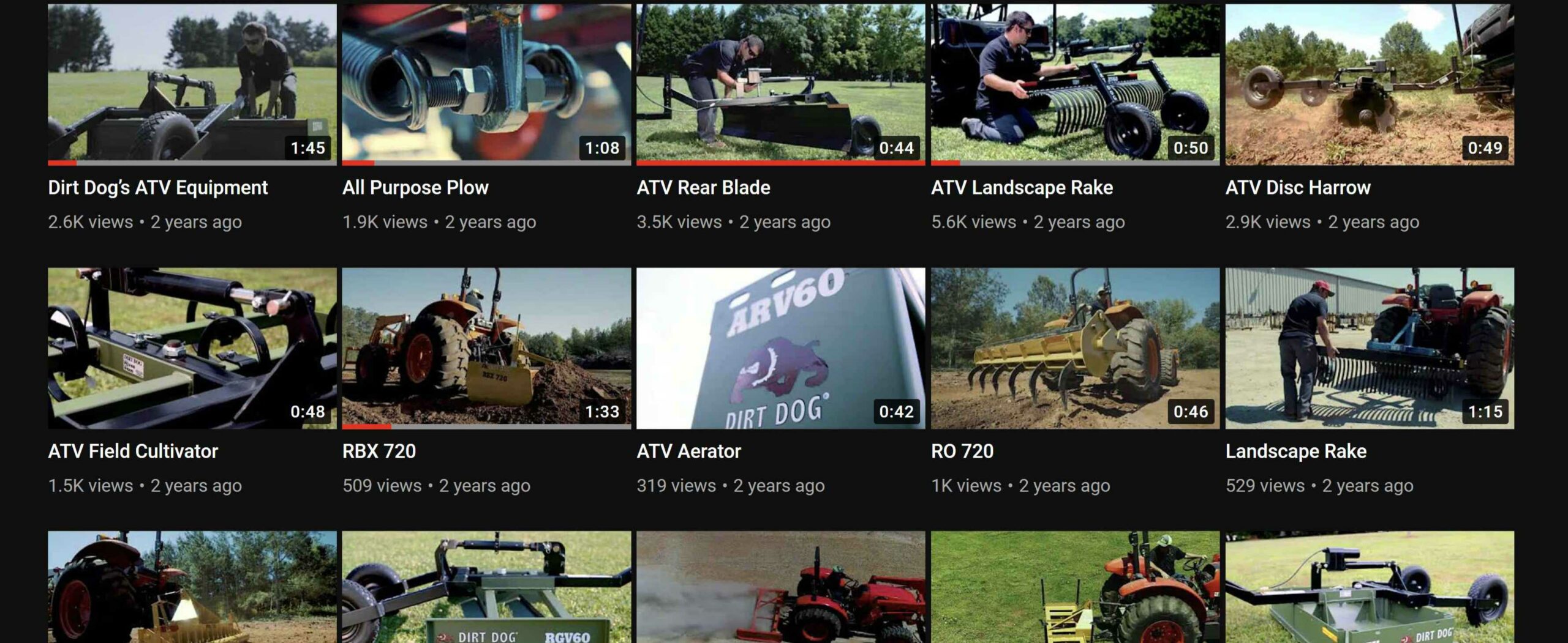 Videos dirt dog manufacturing